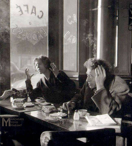 Alberto et Annette Giacometti, Café Express - photo