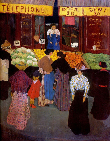 au marche felix vallotton