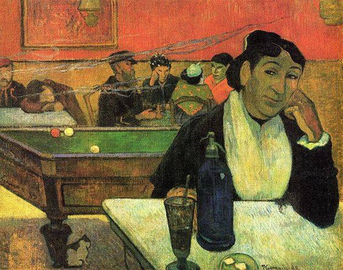 cafe ou portrait de mme ginoux paul gaugin