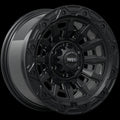 Ruffino Wheels - LGM-30 - Black - Satin Black - 18" x 9", -15 Offset, 6x139.7 (Bolt pattern), 108.1mm HUB