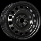 RNB - STEEL WHEEL - Black - Black E-Coating - 16" x 6.5", 40 Offset, 5x105 (Bolt pattern), 56.6mm HUB