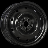 RNB - STEEL WHEEL - Black - Black E-Coating - 16" x 6.5", 48 Offset, 5x100 (Bolt pattern), 56.1mm HUB