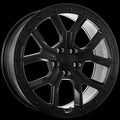 Ruffino Wheels - Adventure - Black - Satin Black - 20" x 8.5", 25 Offset, 5x120 (Bolt pattern), 72.6mm HUB
