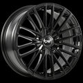 Dai Alloys - Cosmos - Black - Gloss Black - 16" x 7", 42 Offset, 5x112 (Bolt pattern), 57.1mm HUB