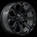 DAI Alloys - Abyss - Black - Gloss Black - 18" x 9", 20 Offset, 6x135 (Bolt pattern), 87.1mm HUB