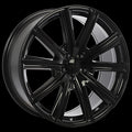 Dai Alloys - Kore - Black - Gloss Black - 20" x 9", 35 Offset, 5x114.3 (Bolt pattern), 73.1mm HUB