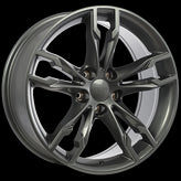 Art Replica Wheels - Replica 165 - Gunmetal - 18" x 8", 25 Offset, 5x112 (Bolt pattern), 66.6mm HUB