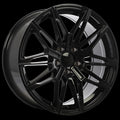 Art Replica Wheels - Replica 275 - Black - Gloss Black - 18" x 8", 25 Offset, 5x112 (Bolt pattern), 66.6mm HUB