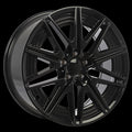Art Replica Wheels - Replica 322 - Black - Gloss Black - 18" x 7.5", 33 Offset, 5x112 (Bolt pattern), 66.6mm HUB