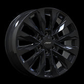Art Replica Wheels - Replica 323 - Black - Gloss Black - 20" x 8", 50 Offset, 6x139.7 (Bolt pattern), 95.1mm HUB