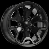 Art Replica Wheels - TRX - Black - Satin Black - 18" x 9", 19 Offset, 6x139.7 (Bolt pattern), 77.8mm HUB