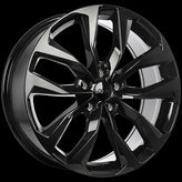 Art - One - Black - Gloss Black - 17" x 7", 35 Offset, 5x114.3 (Bolt pattern), 60.1mm HUB