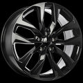 Art - One - Black - Gloss Black - 17" x 7", 45 Offset, 5x114.3 (Bolt pattern), 64.1mm HUB