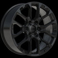 Art Replica Wheels - Replica 331 - Black - Gloss Black - 22" x 9", 28 Offset, 6x139.7 (Bolt pattern), 77.8mm HUB