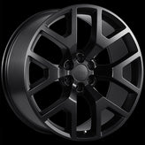 Art Replica Wheels - Replica 54 - Black - Satin Black - 20" x 9", 27 Offset, 6x139.7 (Bolt pattern), 77.8mm HUB
