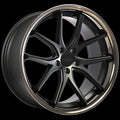 720 Luxury - VANQUISH - Black - Satin Black - Black Stainless Lip - 19" x 9.5", 35 Offset, 5x112 (Bolt pattern), 66.60mm HUB