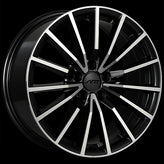 Art Replica Wheels - Replica 128 - Black - Gloss Black - Machined Face - 18" x 8", 40 Offset, 5x112 (Bolt pattern), 57.1mm HUB