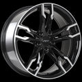Art Replica Wheels - Replica 165 - Black - Gloss Black - Machined Face - 18" x 8", 35 Offset, 5x120 (Bolt pattern), 72.6mm HUB