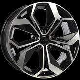 Art Replica Wheels - Replica 309 - Black - Gloss Black - Machined Face - 15" x 6.5", 38 Offset, 4x100 (Bolt pattern), 54.1mm HUB