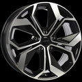 Art Replica Wheels - Replica 309 - Black - Gloss Black - Machined Face - 15" x 6.5", 40 Offset, 5x114.3 (Bolt pattern), 67.1mm HUB