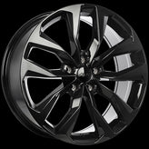 Art Replica Wheels - One - Black - Gloss Black - 16" x 6.5", 45 Offset, 5x112 (Bolt pattern), 57.1mm HUB