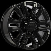 Art Replica Wheels - Replica 327 - Black - Gloss Black - 20" x 8.5", 15 Offset, 8x165.1 (Bolt pattern), 121.3mm HUB