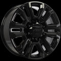 Art Replica Wheels - Replica 327 - Black - Gloss Black - 20" x 8.5", 15 Offset, 8x170 (Bolt pattern), 125.1mm HUB