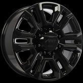 Art Replica Wheels - Replica 327 - Black - Gloss Black - 20" x 8.5", 15 Offset, 8x170 (Bolt pattern), 125.1mm HUB