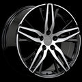 Art Replica Wheels - Replica 332 - Black - Gloss Black - Machined Face - 19" x 8.5", 45 Offset, 5x114.3 (Bolt pattern), 64.1mm HUB