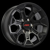 Art Replica Wheels - Replica 337 - Black - Satin Black - 17" x 8", 5 Offset, 6x139.7 (Bolt pattern), 106.1mm HUB