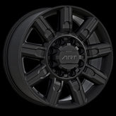 Art Replica Wheels - Replica 346 - Black - Satin Black - 20" x 8.5", 47 Offset, 8x180 (Bolt pattern), 124.1mm HUB