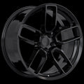 Art Replica Wheels - Replica 348 - Black - Satin Black - 20" x 9.5", 15 Offset, 5x115 (Bolt pattern), 71.5mm HUB