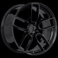 Art Replica Wheels - Replica 348 - Black - Satin Black - 20" x 11", 20 Offset, 5x115 (Bolt pattern), 71.5mm HUB