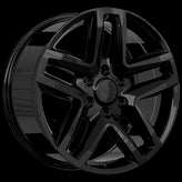 Art Replica Wheels - Replica 353 - Black - Gloss Black - 17" x 8", 35 Offset, 5x127 (Bolt pattern), 71.5mm HUB