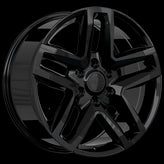 Art Replica Wheels - Replica 353 - Black - Gloss Black - 17" x 8", 31 Offset, 6x139.7 (Bolt pattern), 77.8mm HUB