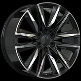 Art Replica Wheels - Replica 354 - Black - Gloss Black - Machined Face Duracoat - 20" x 9", 28 Offset, 6x139.7 (Bolt pattern), 77.8mm HUB