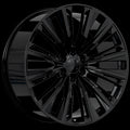 Art Replica Wheels - Replica 355 - Black - Gloss Black - 24" x 10", 31 Offset, 6x139.7 (Bolt pattern), 77.8mm HUB