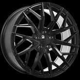 Ruffino Wheels - Atrax - Black - Gloss Black - 17" x 7.5", 39 Offset, 5x105 (Bolt pattern), 56.6mm HUB