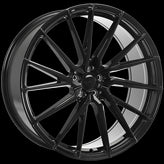 Ruffino Wheels - Central - Black - Gloss Black - 22" x 9", 35 Offset, 5x112 (Bolt pattern), 66.6mm HUB