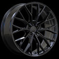 Ruffino Wheels - Alpine - Black - Gloss Black - 22" x 9", 35 Offset, 5x112 (Bolt pattern), 66.6mm HUB