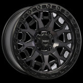 Ruffino Hard - Midnight - Black - Satin Black - Machined Face - Smoked Clear - 17" x 9", 0 Offset, 5x127 (Bolt pattern), 71.5mm HUB