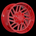 Forged Offroad - XR107 - Red - Milled Edge - 20" x 10", -12 Offset, 6x135/139.7 (Bolt pattern), 87.1mm HUB