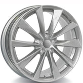 RWC - TS333 - Silver - Black - 18" x 8.5", 37 Offset, 5x114.3 (Bolt pattern), 70.0mm HUB