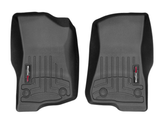 Weathertech® - 4413131 - FloorLiner - Molded Floor Liners - Black - First Row - Jeep Gladiator 20-22