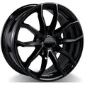 RWC - TO395 - Black - Gloss Black - 17" x 6.5", 40 Offset, 5x114.3 (Bolt pattern), 60.1mm HUB