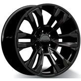 RWC - GM440 - Black - Gloss Black - 18" x 8", 30 Offset, 6x132 (Bolt pattern), 74.5mm HUB