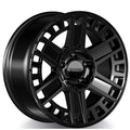 RWC - FO507 - Black - Satin Black  - 17" x 8", 35 Offset, 5x108 (Bolt pattern), 63.4mm HUB