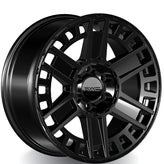 RWC - GM507 - Black - Satin Black  - 17" x 8", 18 Offset, 6x139.7 (Bolt pattern), 78.1mm HUB