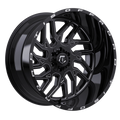 TIS Wheels - 544BM - Black - Gloss Black - Milled Edge - 20" x 10", -25 Offset, 6x135/139.7 (Bolt pattern), 108.10mm HUB