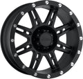 Pro Comp - PA31 STRYLER - Black - Flat Black - 16" x 8", 0 Offset, 6x139.7 (Bolt pattern), 108.0mm HUB